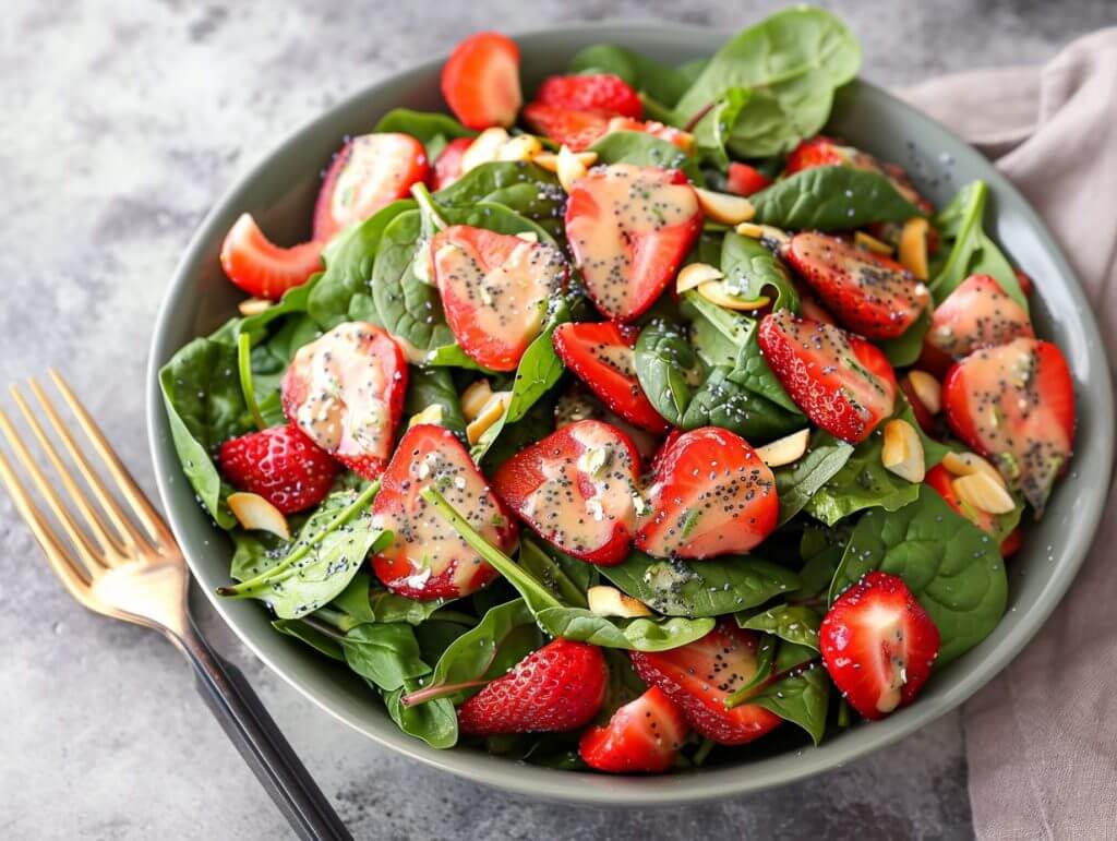 Strawberry Spinach Salad