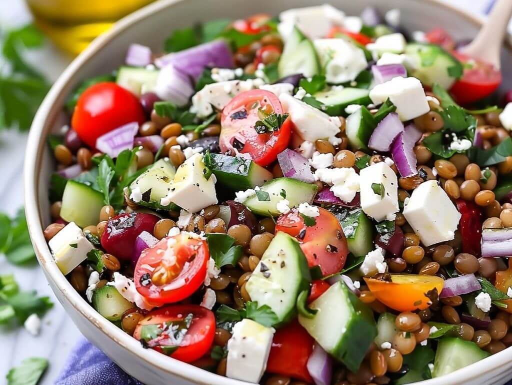Greek Lentil Salad